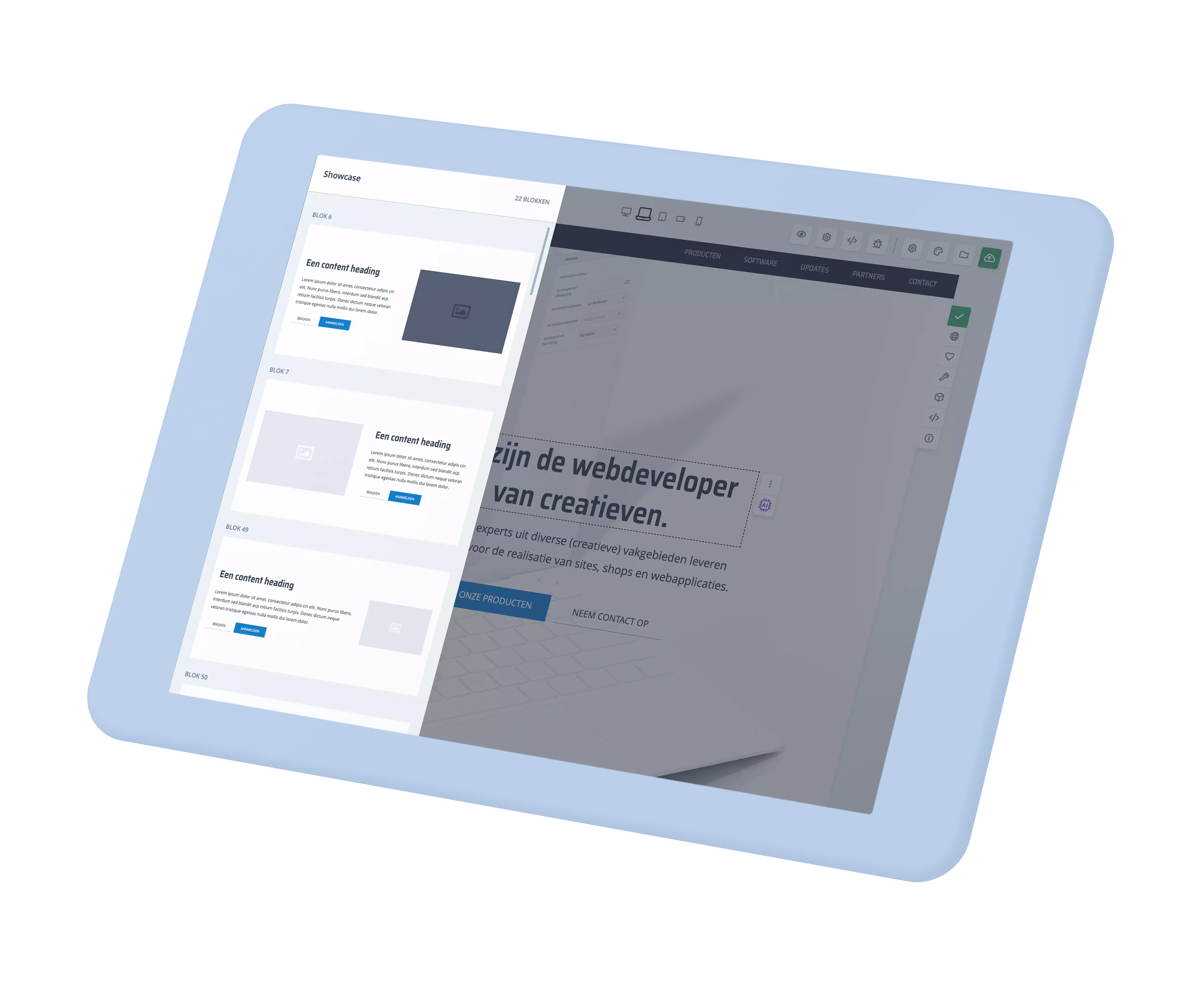Mockup   tablet   features   blokken slepen   2